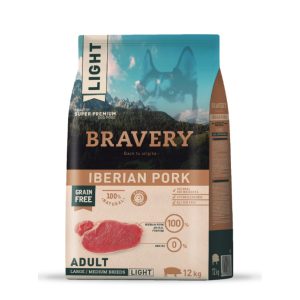 Bravery Dog Adult Medium/Large Iberian Pork Light 4 kg