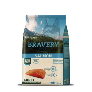 Bravery Dog ADULT Large / Medium Grain Free Salmon 12 kg