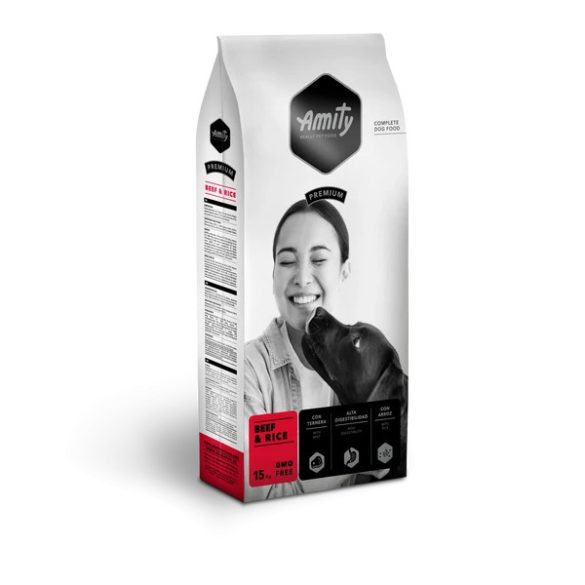 Amity Premium Beef-Rice Marha-rizs 15 kg kutyatáp