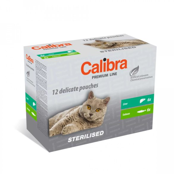 Calibra Cat Premium Steril. Pouches Multipack 12x100g
