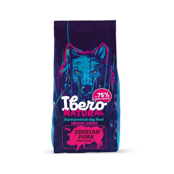Ibero NATURAL dog MEDIUM JUNIOR 3 kg