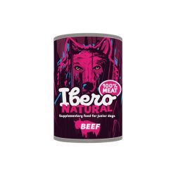  Ibero Natural konzerv kölyökkutyáknak 100% marhahús 400 g