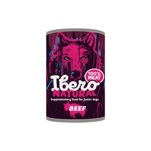 Ibero Natural konzerv kölyökkutyáknak 100% marhahús 400 g