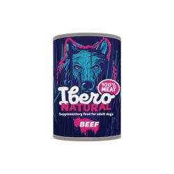   Ibero Natural konzerv felnőtt kutyáknak 100% marhahús 1200 g
