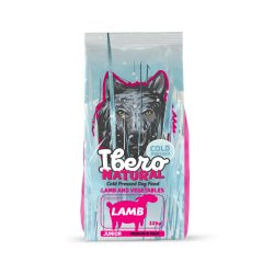 Ibero Hidegen sajtolt kutyatáp junior LAMB Medium 12 kg