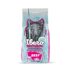 Ibero Hidegen sajtolt kutyatáp adult BEEF Mini 12 kg 