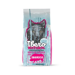Ibero Hidegen sajtolt kutyatáp adult IBERICO Medium 12 kg