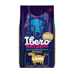   Ibero Natural Gabonamentes kutyatáp bárányhússal Mini 12 kg
