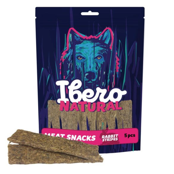 Ibero Natural jutalomfalat nyúlhús szeletek 5 db / csomag