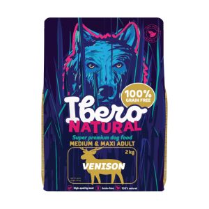 Ibero Natural Gabonamentes kutyatáp szarvashússal 2 kg