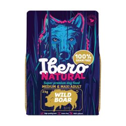 Ibero Natural Gabonamentes kutyatáp vaddisznóhússal 2 kg