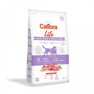 Calibra Dog Life Junior  Small&Medium Breed Lamb 2,5 kg