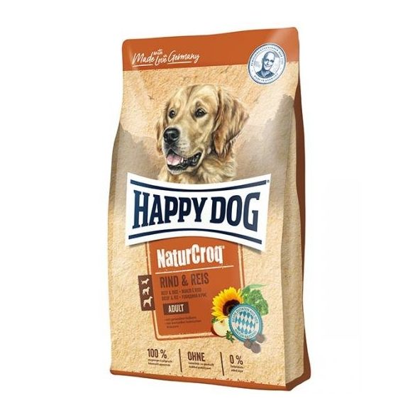 Happy Dog Natur-Croq Rind & Reis 15 kg