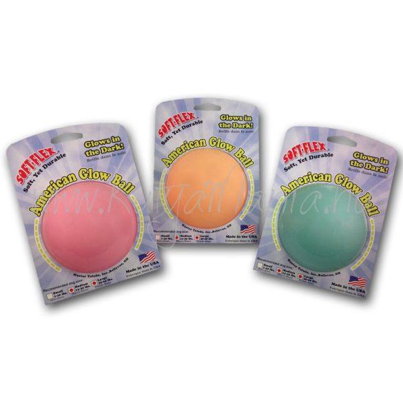Soft-Flex American Glow Ball - Világító labda 9 cm