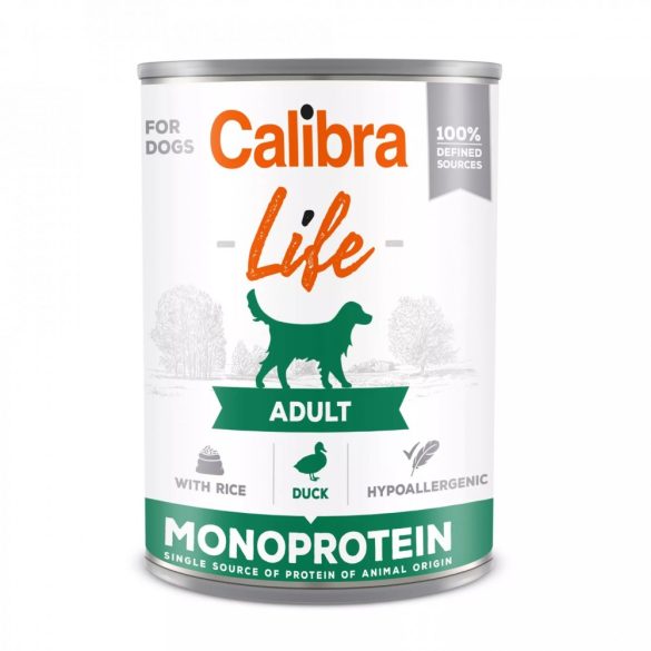 Calibra Dog Life Adult Duck with Rice 400g