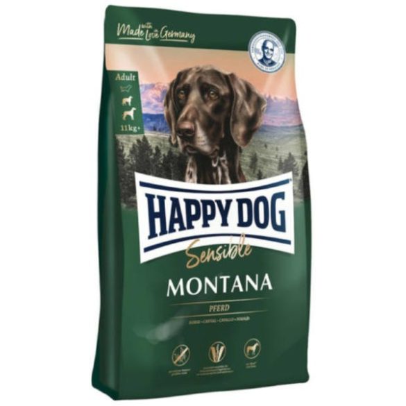 Happy Dog Supreme Sensible Montana lóhússal 1kg