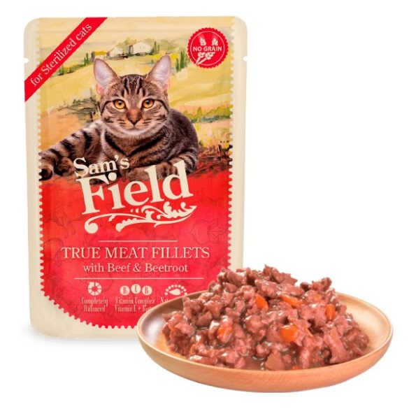 Sam's Field True Meat Fillets - Beef 85g 
