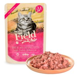 Sam's Field True Meat Fillets - Kitten Turkey 85g