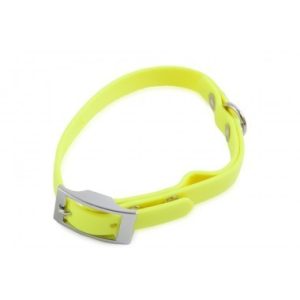 Firedog BioThane nyakörv Basic 13 mm 20-28 cm neon yellow