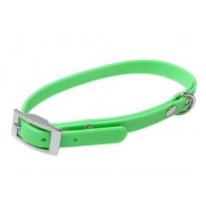 Firedog BioThane nyakörv Basic 13 mm 30-38 cm light green