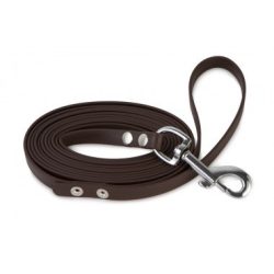 Firedog BioThane póráz 13 mm 1,2 m fogóval dark brown