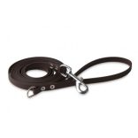 Firedog BioThane póráz 13 mm 1,2 m fogóval & D-ring dark brown