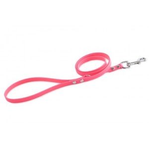 Firedog BioThane póráz 13 mm 1,2 m fogóval & D-ring pink