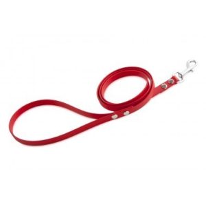 Firedog BioThane póráz 13 mm 1,2 m fogóval red