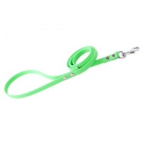 Firedog BioThane póráz 13 mm 2 m fogóval & D-ring light green