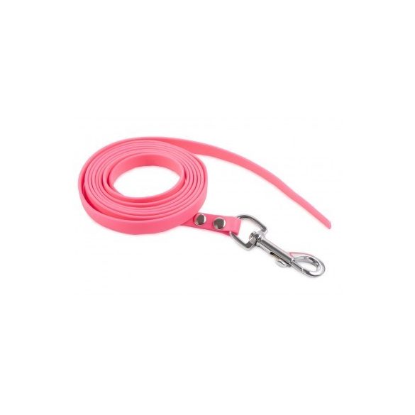 Firedog BioThane póráz 13 mm 2 m fogó nélkül pink