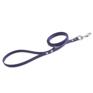 Firedog BioThane póráz 13 mm 2 m fogóval & D-ring violet