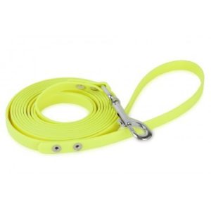 Firedog BioThane póráz 13 mm 3 m fogóval neon yellow