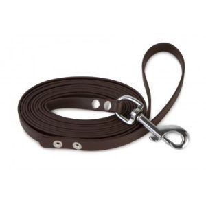 Firedog BioThane póráz 13 mm 3 m fogóval dark brown