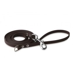   Firedog BioThane póráz 13 mm 3 m fogóval & D-ring dark brown