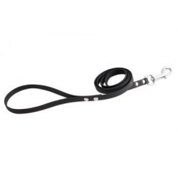 Firedog BioThane póráz 13 mm 3 m fogóval black