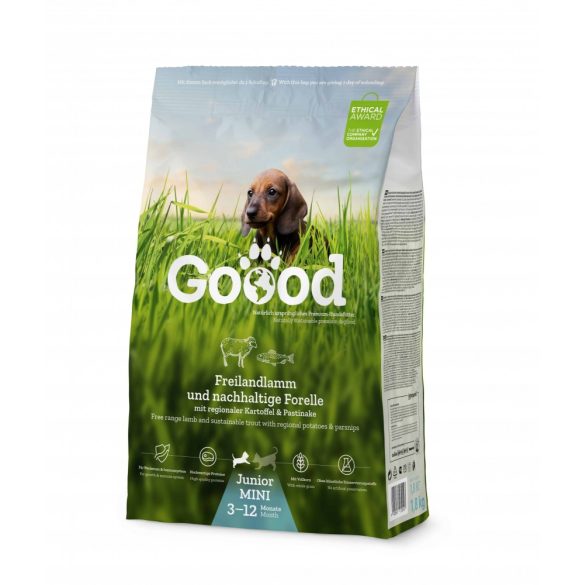 Goood Junior Mini Freilandhuhn & Nachhaltige Forelle - Bárány és Pisztráng 1,8 kg