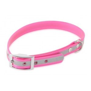 Firedog BioThane nyakörv Basic Fényvisszaverő 19 mm 50-58 cm pink