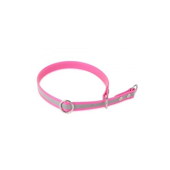 Firedog BioThane nyakörv Sport Fényvisszaverő 19 mm 40 cm pink