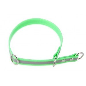 Firedog BioThane nyakörv Sport Fényvisszaverő 19 mm 50 cm light green