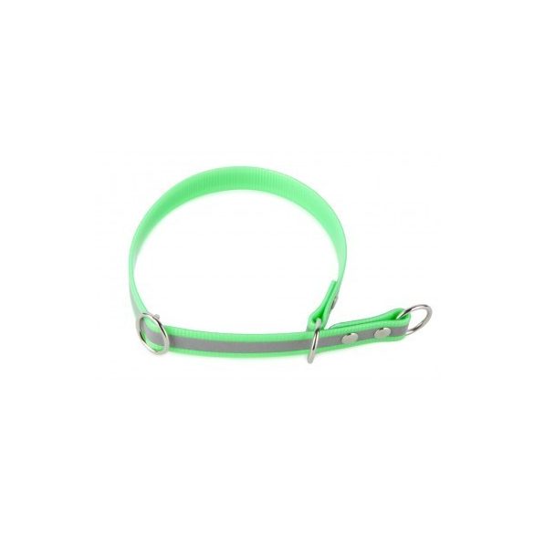 Firedog BioThane nyakörv Sport Fényvisszaverő 19 mm 50 cm light green