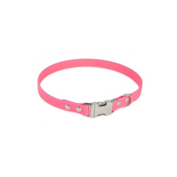 Firedog BioThane nyakörv Clip 19 mm 41 cm pink