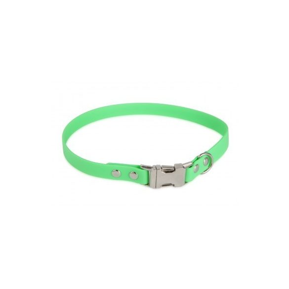 Firedog BioThane nyakörv Clip 19 mm 42 cm light green