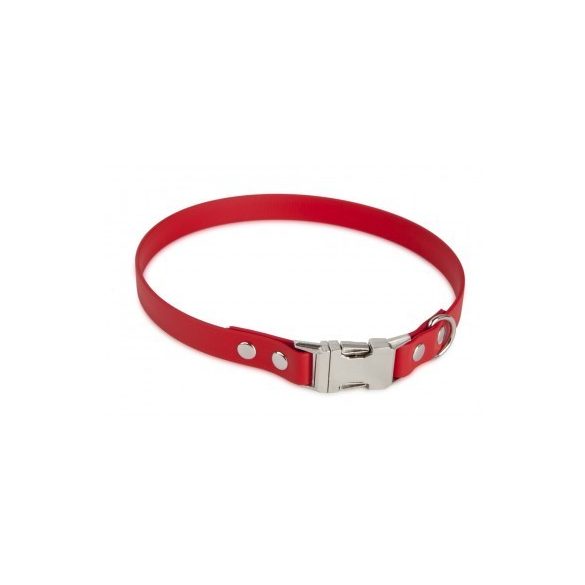 Firedog BioThane nyakörv Clip 19 mm 45 cm red