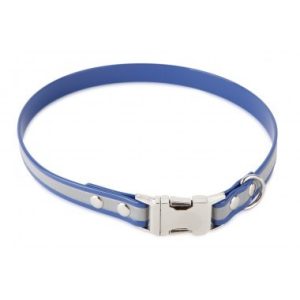 Firedog BioThane nyakörv Clip Fényvisszaverő 19 mm 35 cm blue