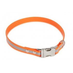 Firedog BioThane nyakörv Clip Fényvisszaverő 19 mm 35 cm orange