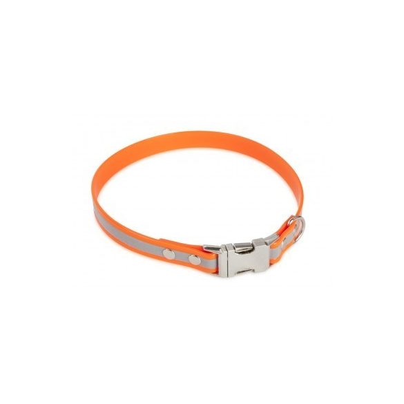 Firedog BioThane nyakörv Clip Fényvisszaverő 19 mm 35 cm orange