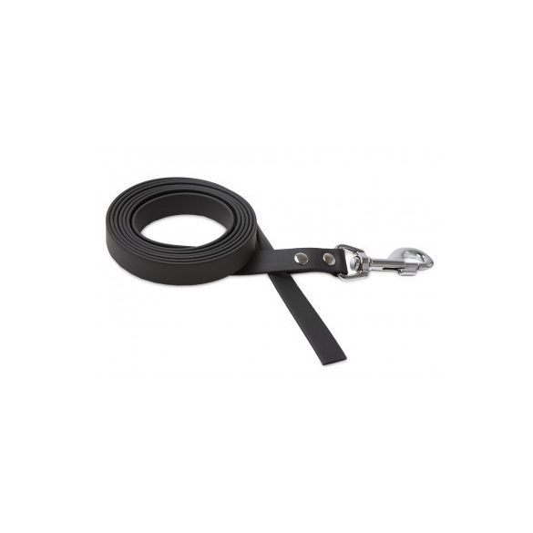 Firedog BioThane póráz 19 mm 1 m fogó nélkül black