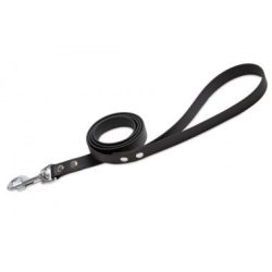 Firedog BioThane póráz 19 mm 1,2 m fogóval black