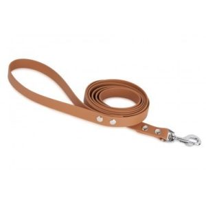 Firedog BioThane póráz 19 mm 1,2 m fogóval light brown