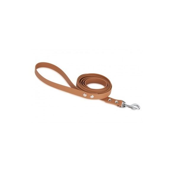 Firedog BioThane póráz 19 mm 1,2 m fogóval light brown